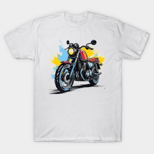 motorcycle with pop art style T-Shirt